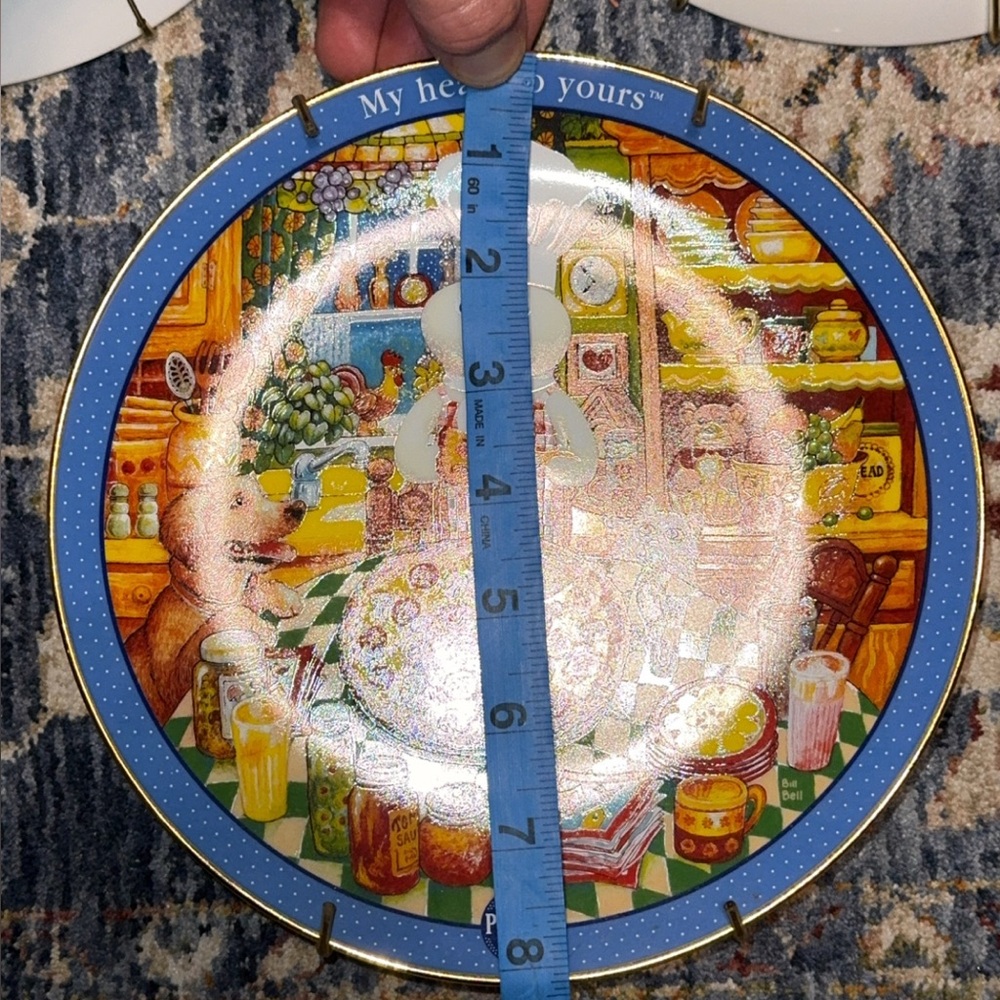 VTG Pillsbury Doughboy Co 2001/2002 Baking Buddies 8” Danbury Mint Plates SET - Picture 12 of 12